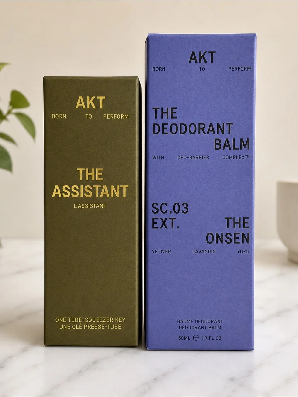AKT Deodorant Balm SC.03 The Onsen + Assistant Tube Key NIB